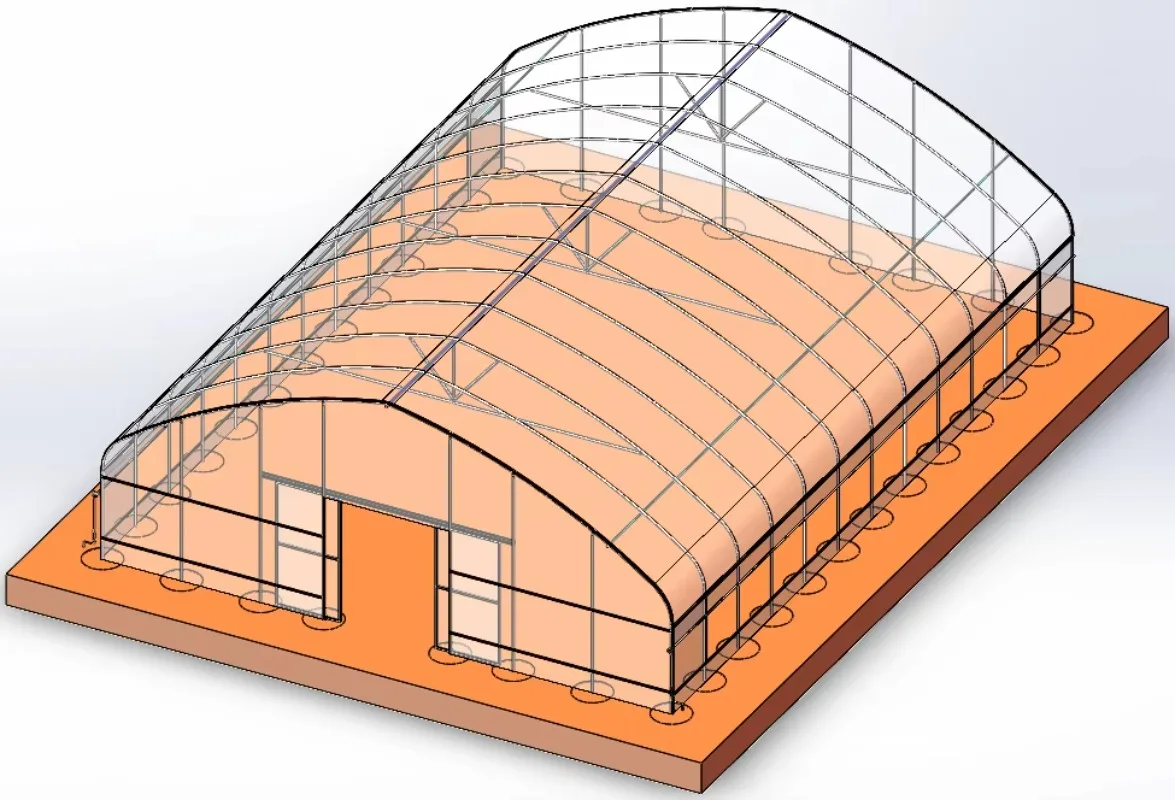 أداء جيد للحفاظ على الحرارة الزراعية PE Fim الدفيئات الزراعية #4