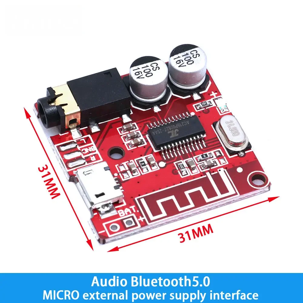 Bluetooth 5.0 Pro Audio Receiver Module – XY-WRBT Lossless MP3 Decoder Board with Stereo Sound & Included Case