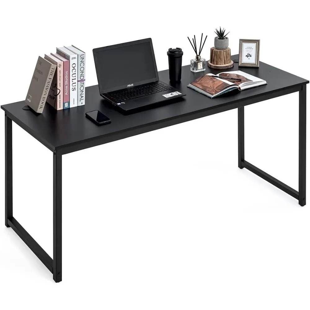 

63 Inch Computer Desk, Home Office Desk, Modern Work Desk, Writing Desk for Small Space, Simple Desk for Home Use & Office, PC