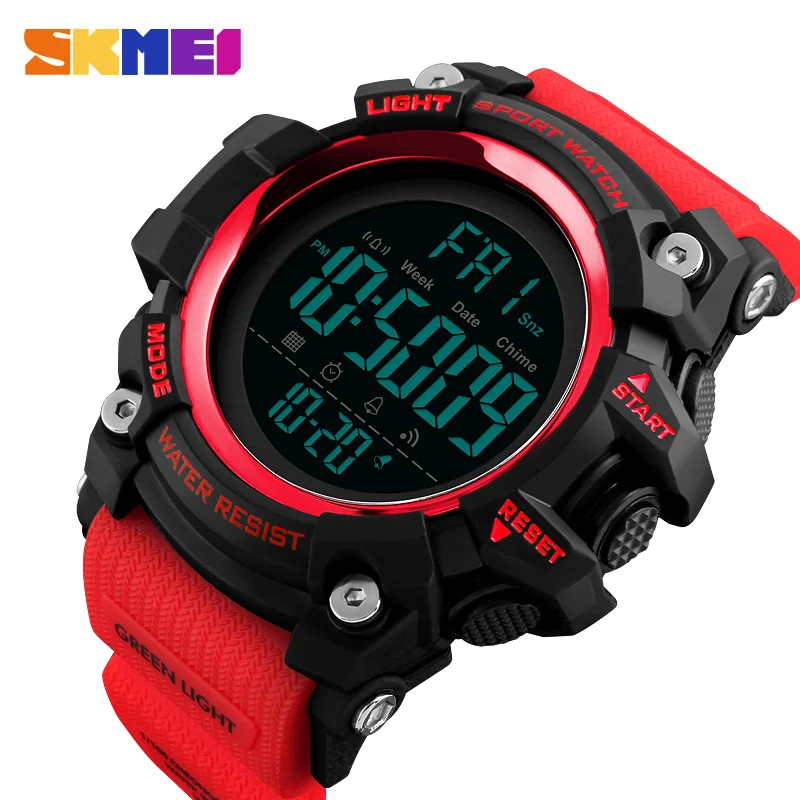 SKMEI Multifunction Fitness Watches Top Brand Outdoor Sport Smart Watch Men 5Bar Waterproof Digital Watch reloj hombre 1227/1384