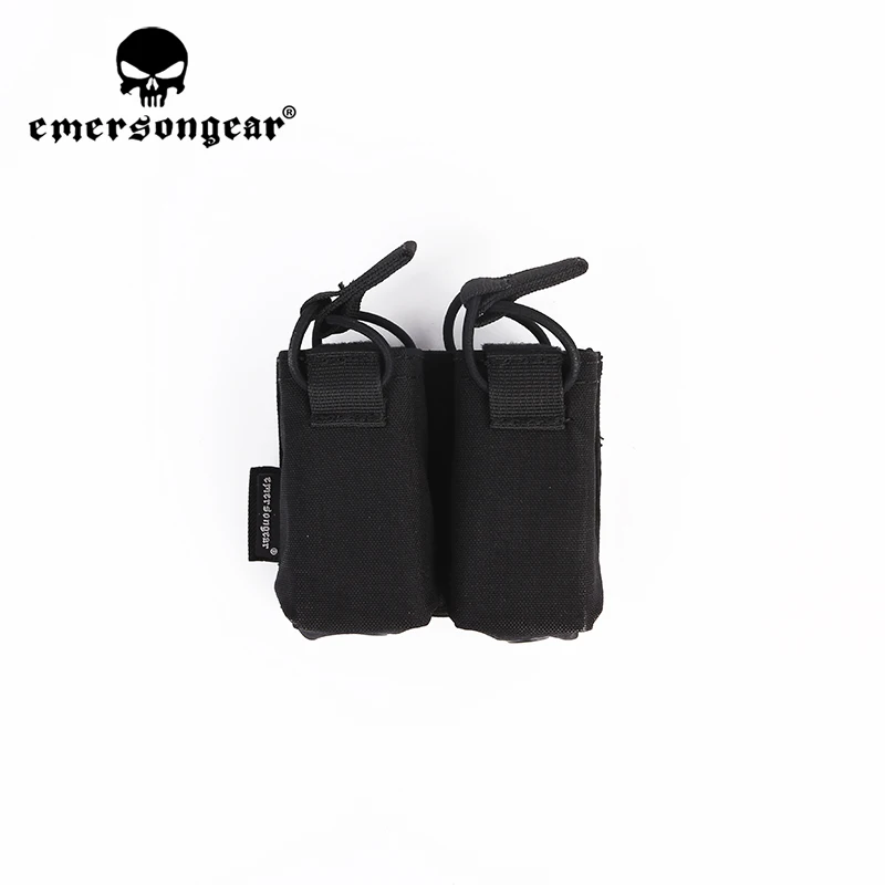 Emersongear Tattico Doppia Pistola Portariviste Borsa Mag Per SS Gilet Da Caccia Portapiatti Airsoft Tiro Titolare Sport Nylon