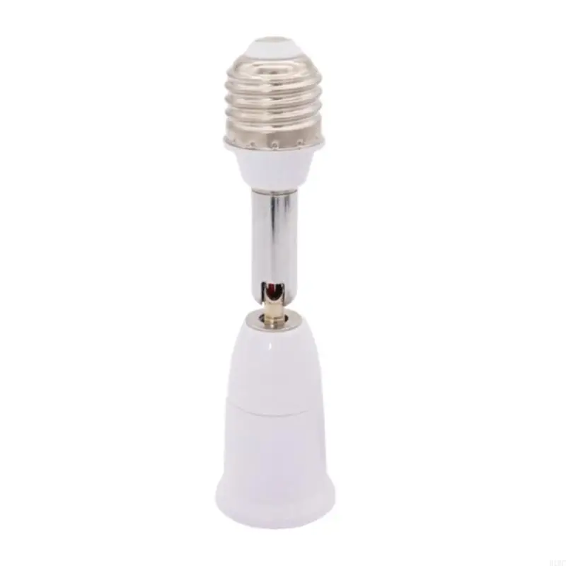Adjustable E26/E27 Socket Converter Extension, 180° Bendable Light Bulb Socket 
