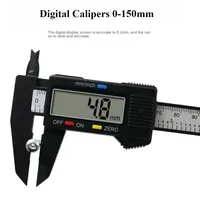 Electronic Digital Caliper Carpentry Tools Carbon Fiber Dial Tool 150 Mm Microcirculation Measurement Tool Pied a Coulisse Hand