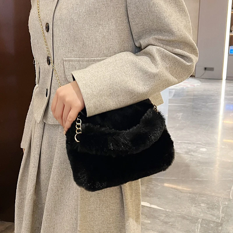 Thumbnail 2 - #32 Faux Fur Shoulder Bags Deals & Discounts