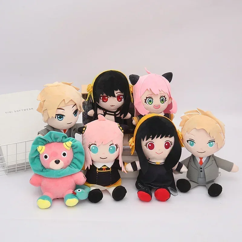 SPY×FAMILY Anime Figure Anya Yor Loid Forger Plush Toy Kawaii Cartoon Stuffed Animal Cosplay Pillow Room Decoration Gift view 3
