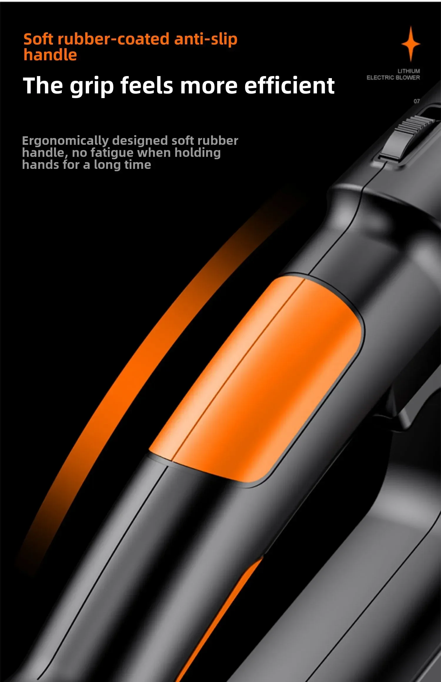 Souffleur industriel haute puissance pour le dépoussiérage du sol de construction