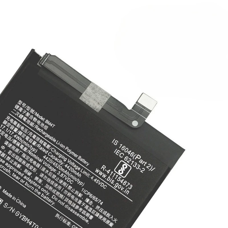 BM4T for Xiaomi Redmi 10X Pro Mobile Phone Battery 0Cycle High Quality High Capacity Replacement Bateria Grade A Cell with Tools