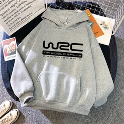 2024 New Winter Wrc Cotton Hoodies Men Women Summer Funny Korean Style Anime Graphic Pullover Clothing Female 90s Sweatshirts