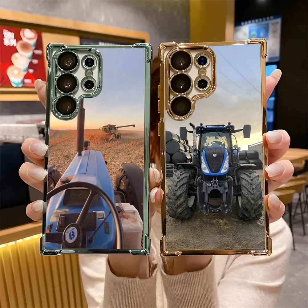 Новый чехол для телефона holland nhags tractors для Samsung Galaxy S26 S25 S24 S23 S22 S21 S20 Note 20 Lite Fe Plus Ultra 4G 5G Cover