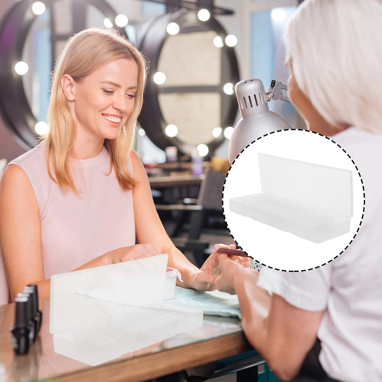 

300Pcs Ultra Thin Frosted False Nails Full Cover Fake Nail Tips Removable Oval Short Nail Art Accessories Transparent Press on