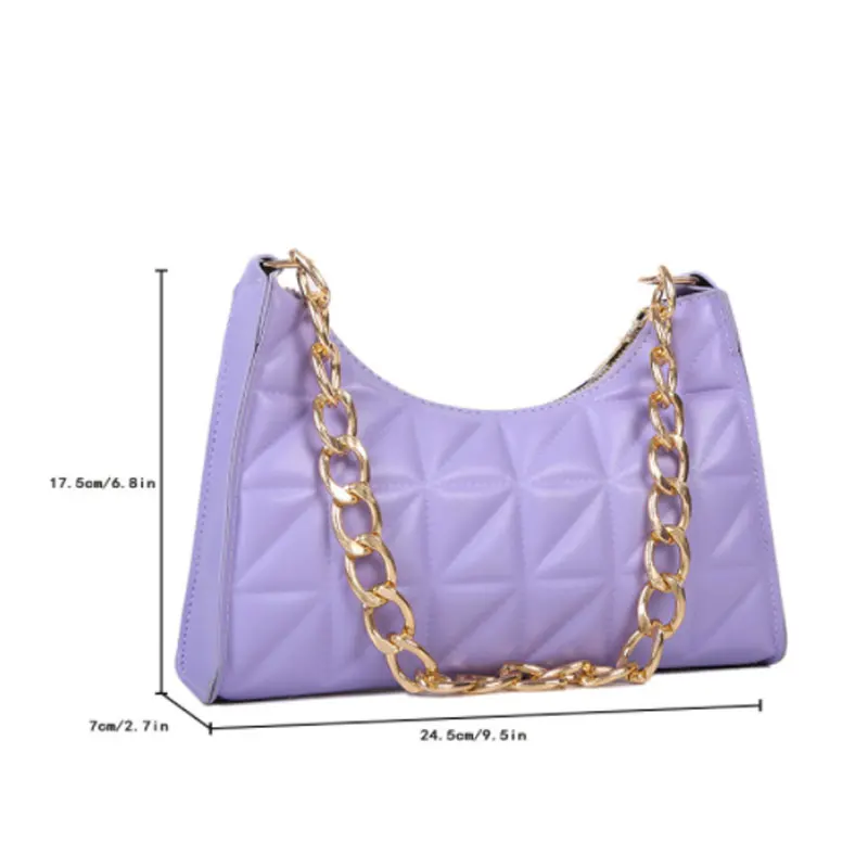 Women\'s Advanced Bag New Trend All-match Shoulder Bag Niche Chain Handbag Female Fashion Texture Shopping Bag