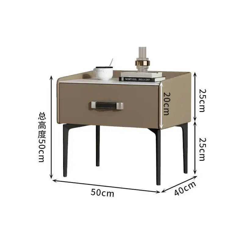 

Storage Exquisite Table Bedside Glamour Trendy Cozy Versatile Night Table Nordic Modern Velador De Dormitorio Bedroom Furniture