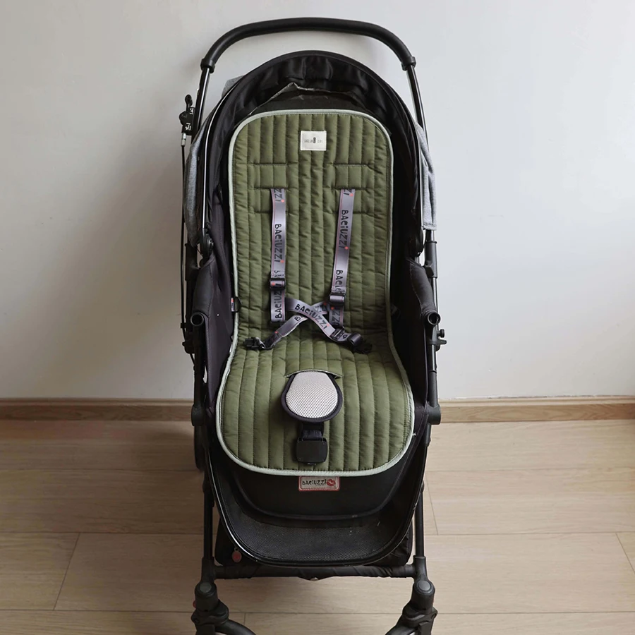 Universele kinderwagen zitkussen, vier seizoenen, warme, antislip, slijtvaste mat voor babyautostoel, draagmand en -liner