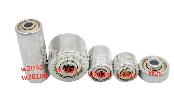 10 piecesStainless steel fluent strip roller, galvanized Fulai roller, heavy-duty rubber coated roller,assembly line accessories