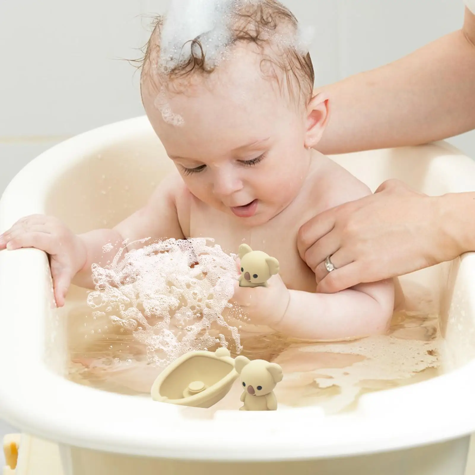 ชุดของเล่นอาบน้ำซิลิโคนลอยน้ำ เกมนิ้วลอยน้ำ ชุดของเล่นเรือลอยน้ำ สำหรับเด็กชาย เด็กหญิง ใช้ในบ้าน เดินทาง อ่างอาบน้ำ ฝักบัว สระว่ายน้ำ