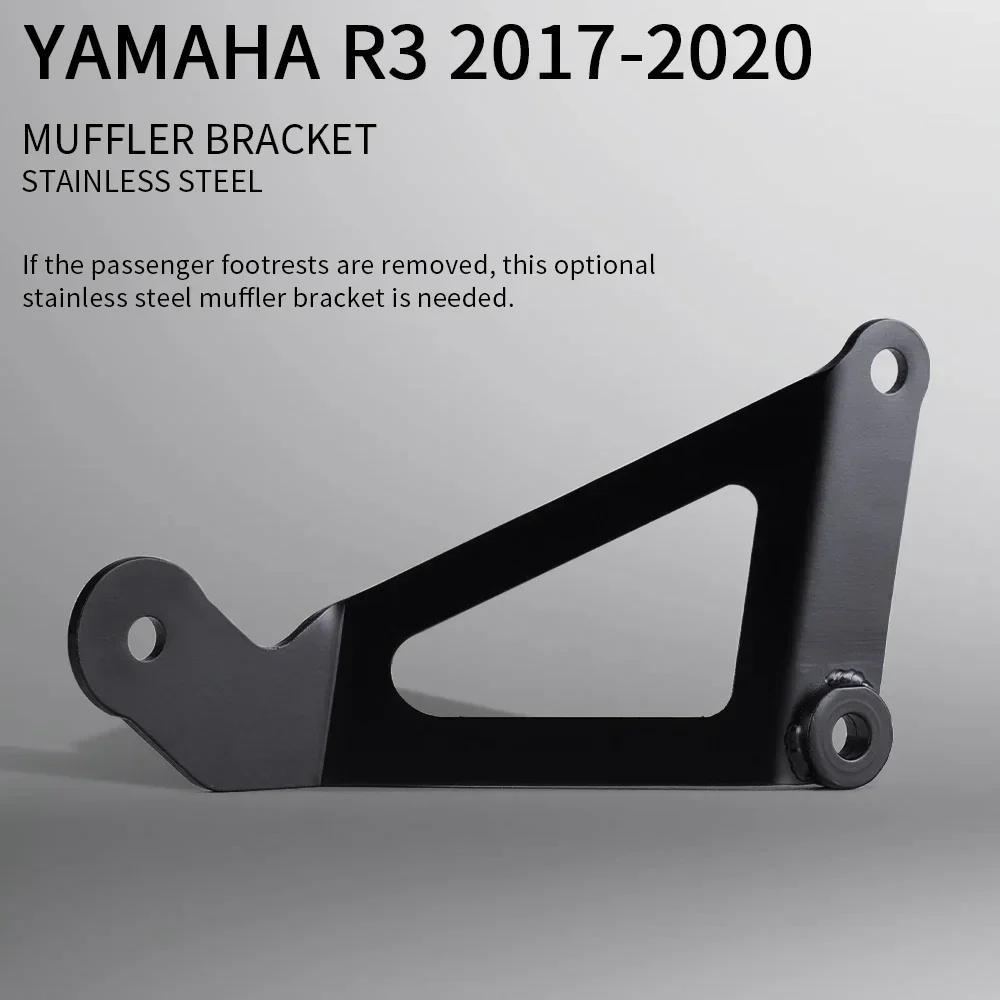 Motorcycle Exhaust Hanger Bracket Rear Foot Rest Blanking Plates YZF-R25 YZF-R3 MT-25 MT-03 YZF For YAMAHA YZF R25 R3 MT25 MT03