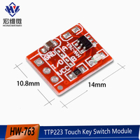 5/10PCS TTP223 Touch Key Switch Module Touching Button Self-Locking No-Locking Capacitive Switches Single Channel For Arduino l8