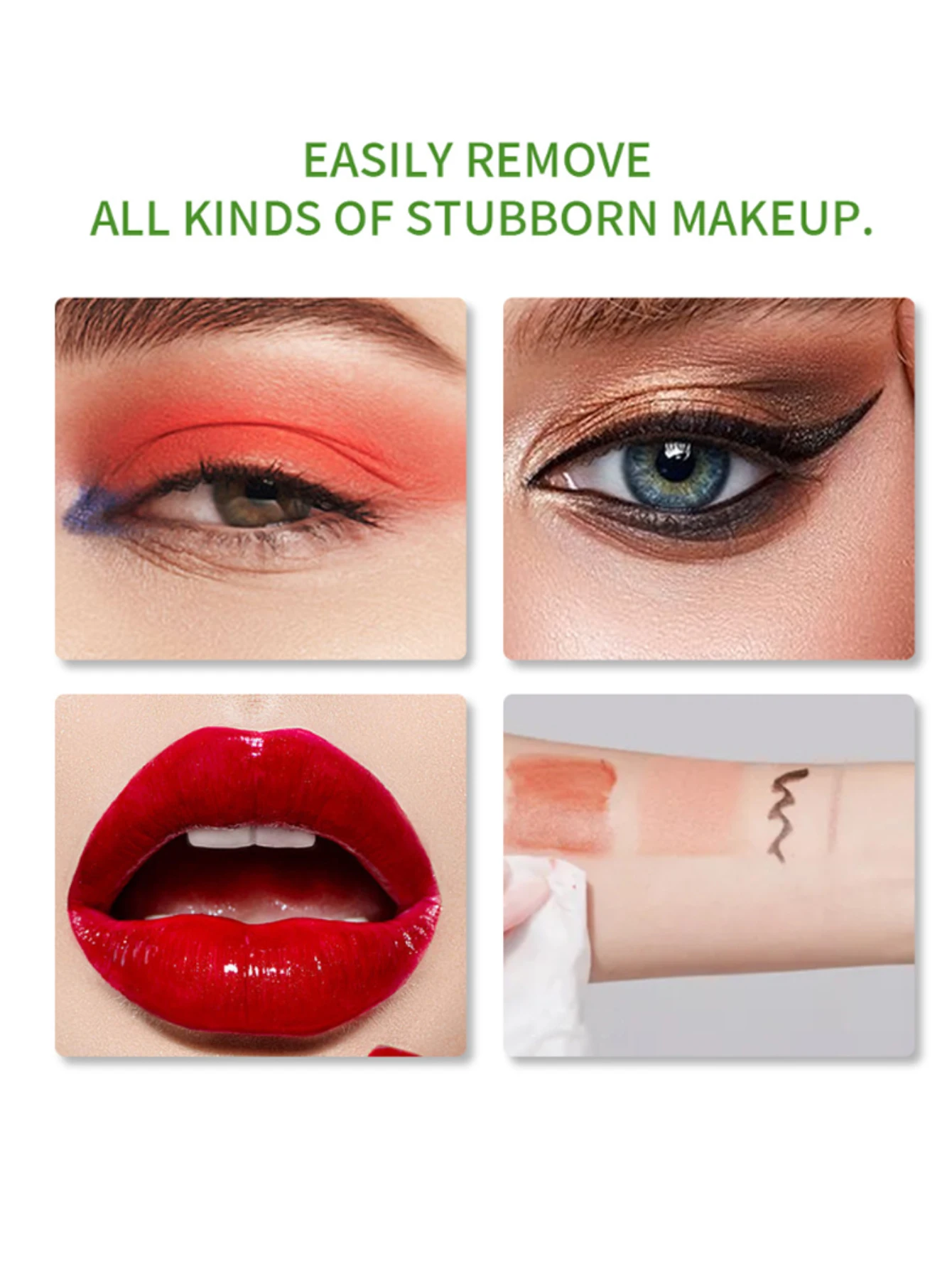 使い捨てアボカドメイク落としワイプ-メイク落とし、自動プレスボックス、80枚パック、メイク落とし、ポータブルバッグ