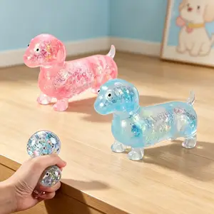 Juguete Antiestrés De Perro Para Niños – Cachorro Sensorial De Goma Suave Y Divertido Para Aliviar La Tensión