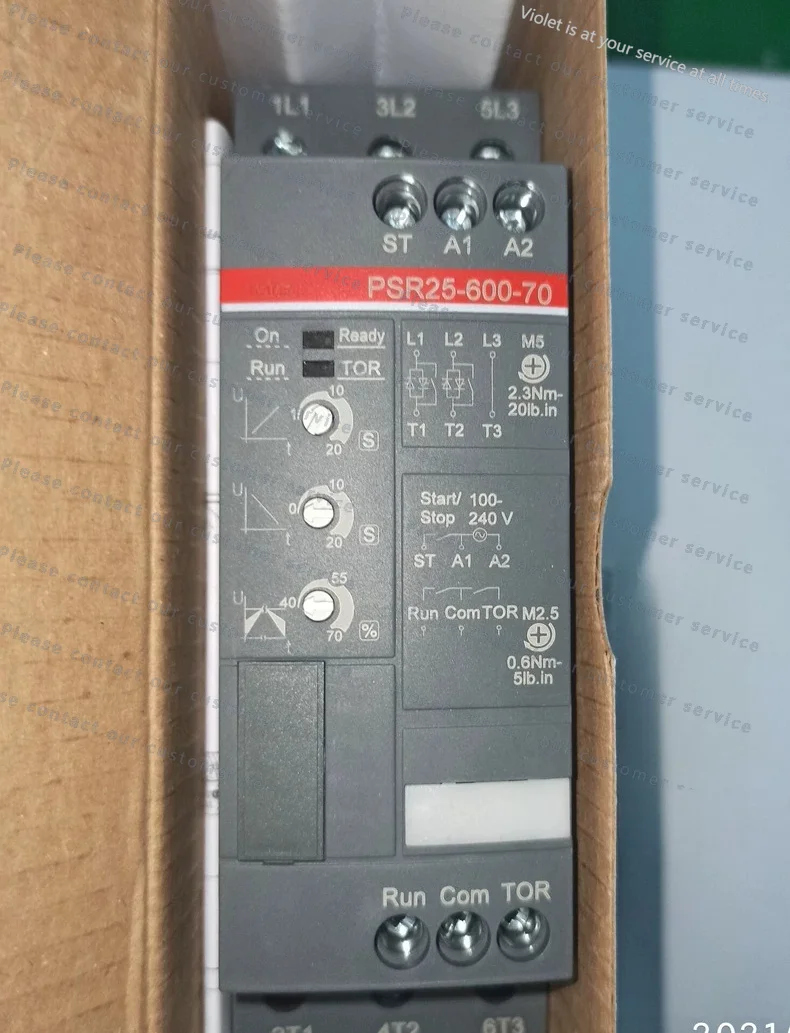 Brand New Soft Starter PSR25‑600‑70 11KW Industrial Motor Start Control Spare Component