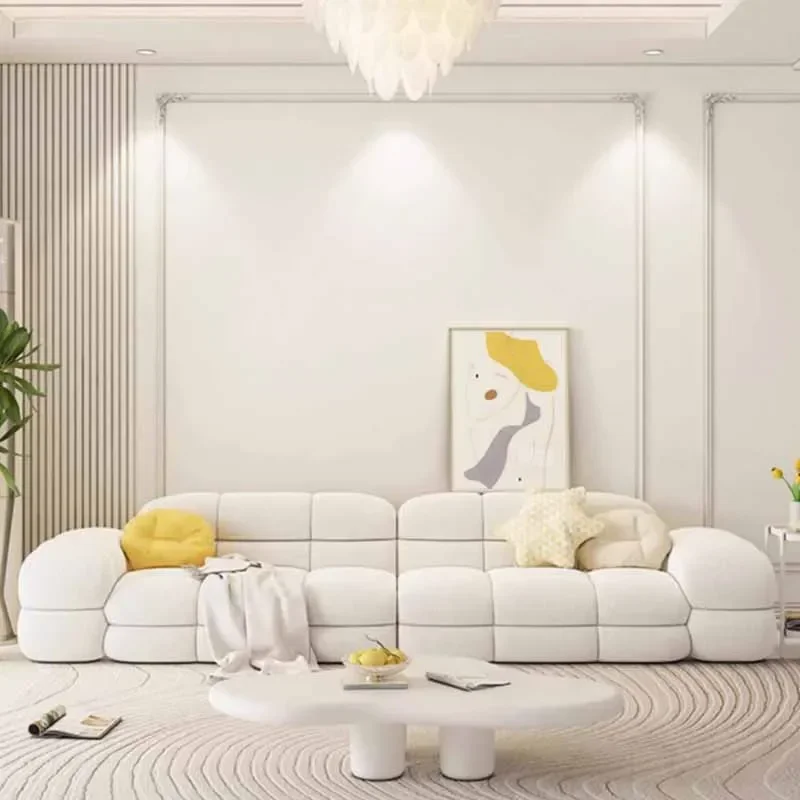 

Floor Minimalist Sofa Elegant Family Protection Bedroom Sofa 3 Seater Lazy Sectional Divani Da Soggiorno Home Decoration