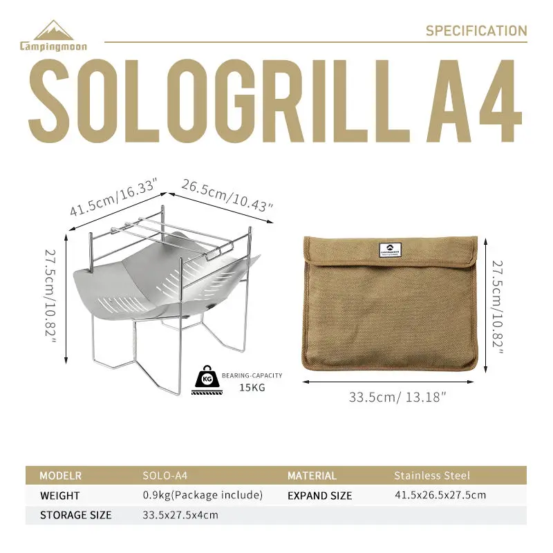 

Folding Garden Steel BBQ Grill Camping Portable Foldable Outdoor Camping BBQ Grill