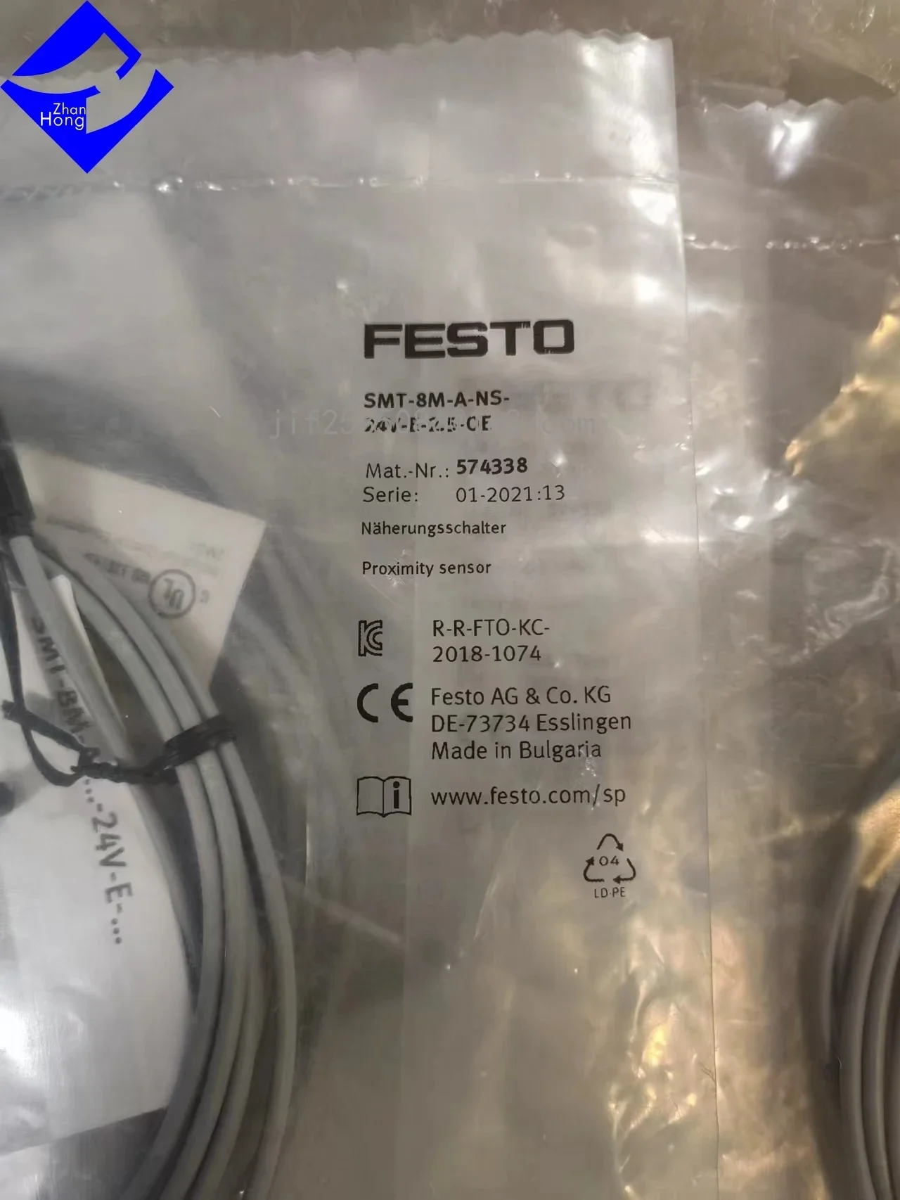 FESTO Genuine Limited Time Special Price 574338 SMT-8M-A-NS-24V-E-2,5-OE sensore di prossimità, originale nuovo di zecca in magazzino