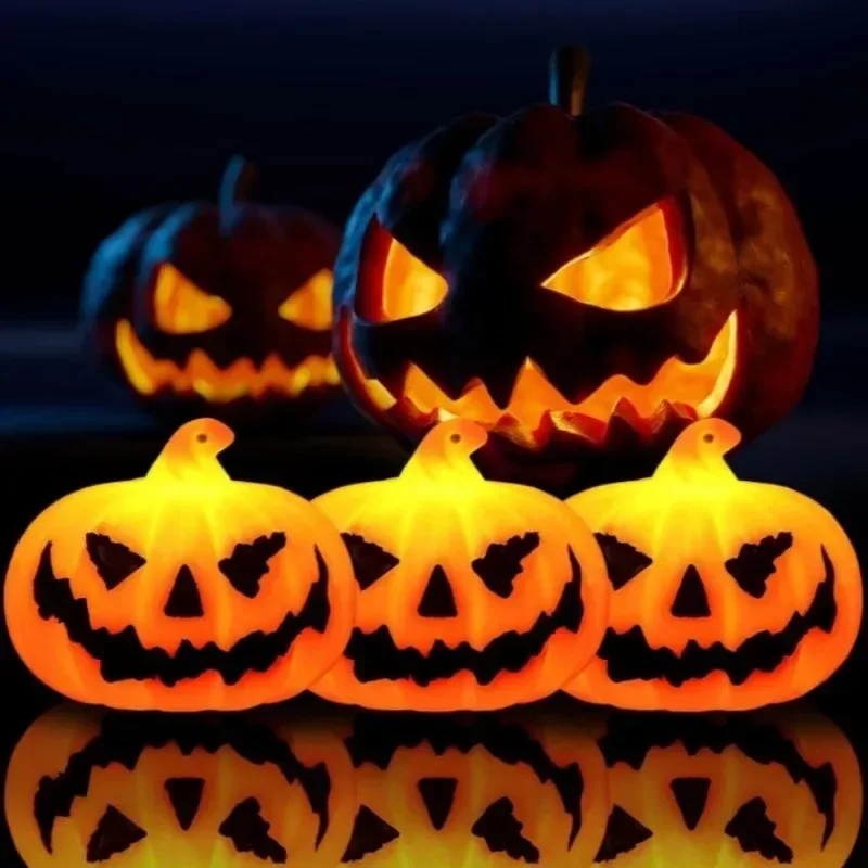 

Halloween LED Pumpkin Light Smiley Face Decorative Ornamentsfor Garden Porch Party Festiva Outdoor Scary Atmosphere Decorations