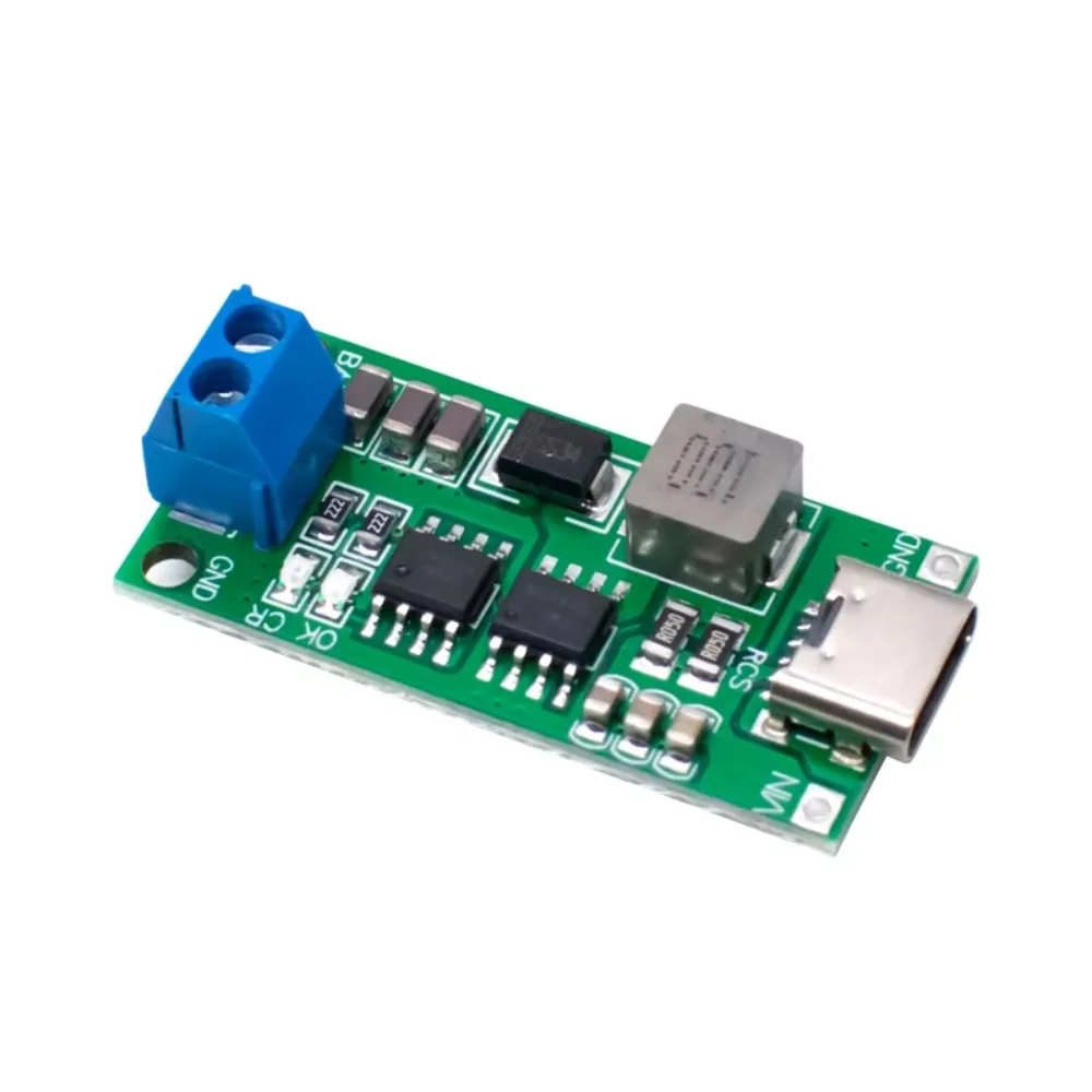 Multi-Cell 2S 3S 4S Type-C To 8.4V 12.6V 16.8V Step-Up Boost LiPo Polymer Li-Ion Charger 7.4V 11.1V 14.8V 18650 Lithium Battery