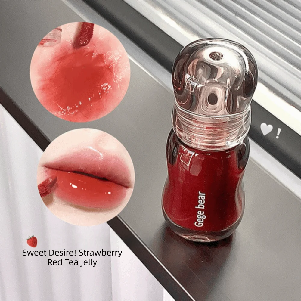 Nieuwe hydraterende lippenbalsem, hydraterende kristalolie jelly lipgloss, langdurige getinte lippenmake-up