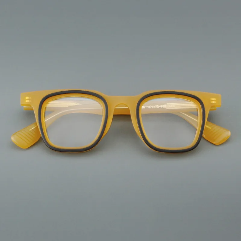 

Vintage Glasses Frames for Women Myopia Prescription Custom Logo Eyewear Men Optical Acetate Handmade High Quality Eyeglasses
