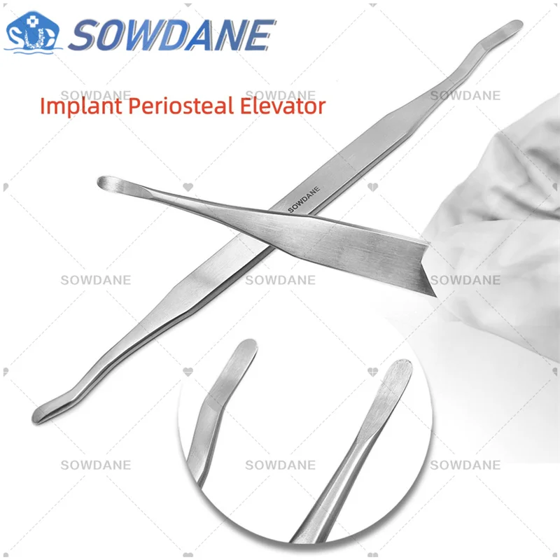 Double Ends Dental Implant Periosteal Elevator Dental Separator Tool Dentist Surgery Sinus Lift Instrument Lab Stainless Steel