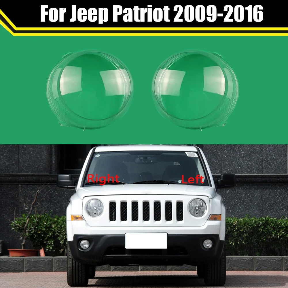 

Auto Head Lamp Light Case For Jeep Patriot 2009-2016 Car Front Headlight Lens Cover Lampshade Lampcover Caps Headlamp Shell