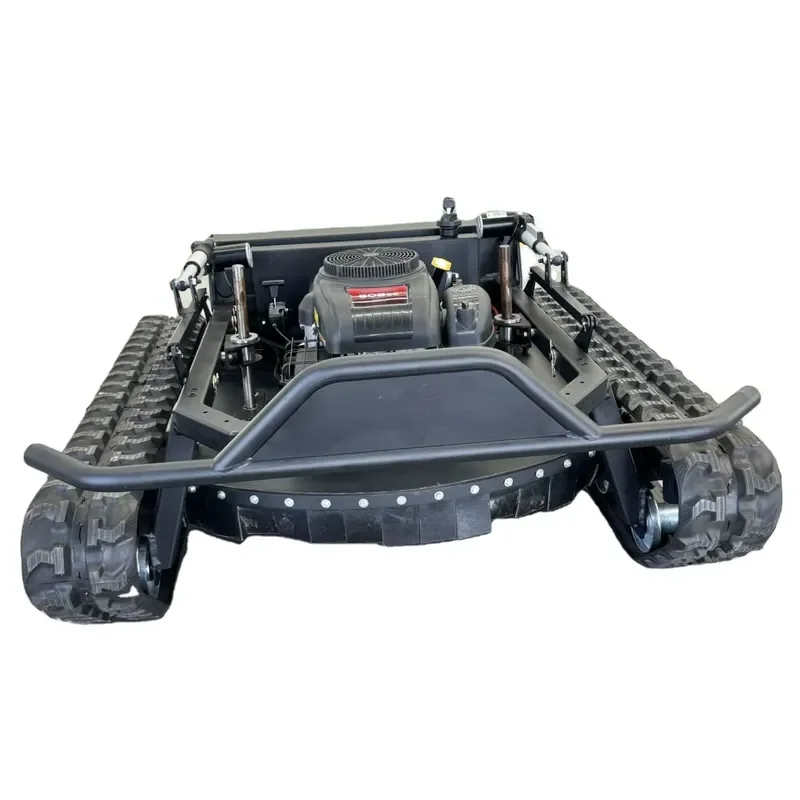 800A Remote Control Lawn Mower 60° Slope 200m Range 800mm Cut Tracked RC Mower for Hillside Orchard Farm