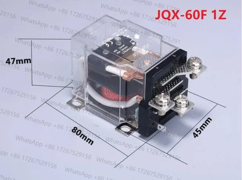 5PCS JQX-60F 1Z 60A…