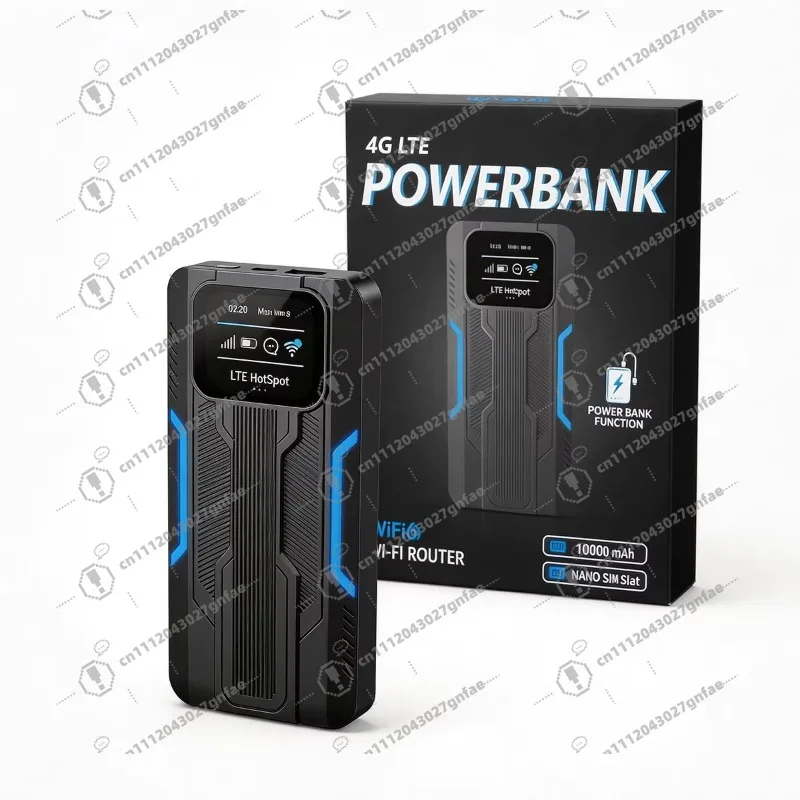 

Маршрутизатор 2.4G и 5.8G, 4G роутер с аккумулятором, WiFi6, портативный, режим точки доступа 4G, миниатюрный карманный Wi-Fi, WPS, идеально подходит для путешествий