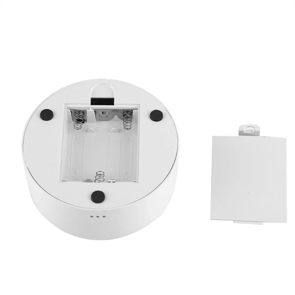 Seven Color Changing 3D Illusion Night Light Touch Control Acrylic Material LED Lamp White Base USB Battery Powered Night Light