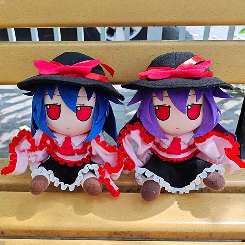 

Nagae Iku Touhou Project Fumo Cosplay Anime Pillow Purple Lightning Fish Blue Hair Cartoon Adorable Plush Birthday Fan Xmas Gift