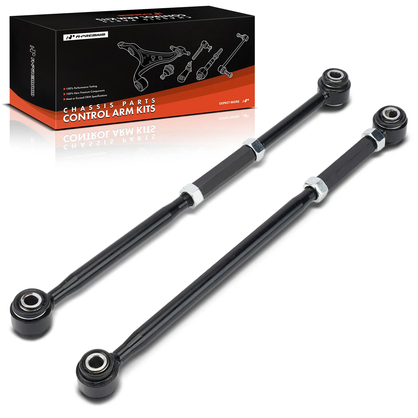 A-Premium 2x Rear Lower Rearward Control Arm Kit for Toyota Camry 1997-2001 Lexus ES300 1997-2001