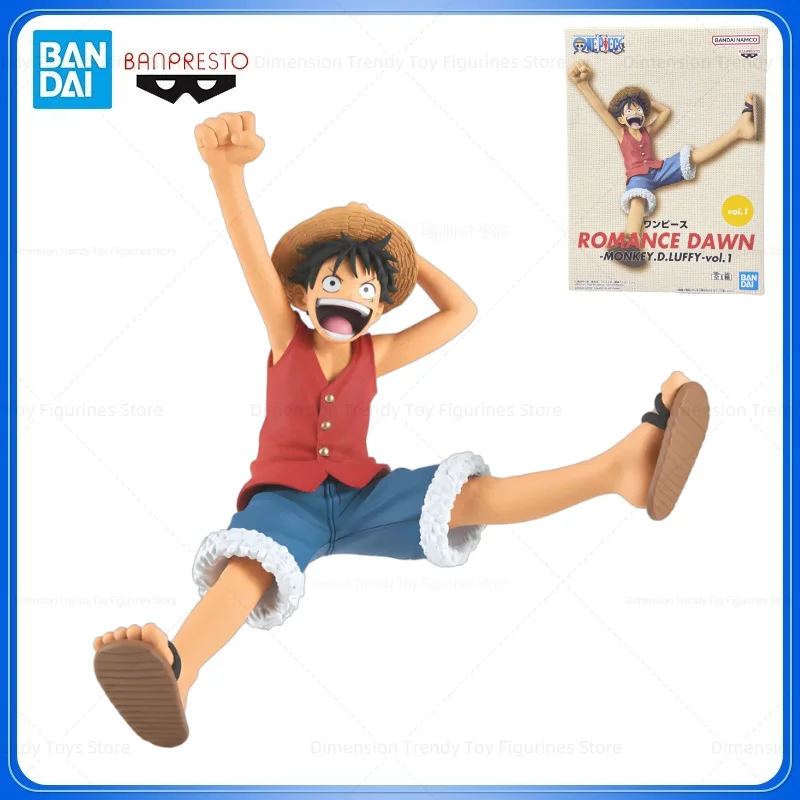 Bandai em Estoque Banpresto Original Anime One Piece Romance Dawn Monkey D. Luffy Vol.1 Boneco de Ação Colecionável Presente DT