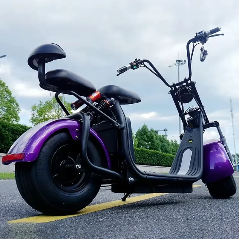 STROVAN Emak/COC/EEC Classic Hot Selling 2 Wheel Wide Wheel Electrical Scooter Citycoco Europe for Sale Cheap