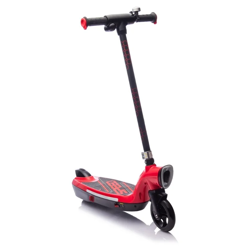 Kids Ride On Electric Scooter With Kickstand,Scooter Bell,Faster Speed And Longer Usage Time,Rear Brake,Wider Pedal