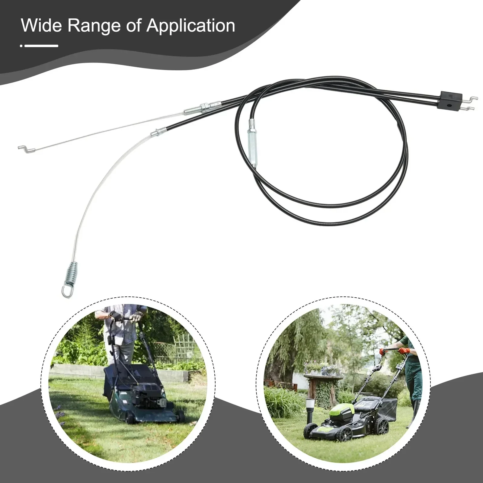 สายคันเร่งและคลัตช์สำหรับ einhell 1515มม. สายคันเร่ง kabel set เครื่องตัดหญ้าอุปกรณ์อะไหล่ทดแทน