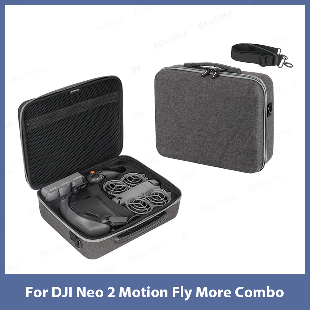 Per DJI Neo 2 Motion Fly More Combo Custodia da viaggio portatile Borsa a tracolla antipolvere NEO 2 Drone Custodia protettiva ammortizzante