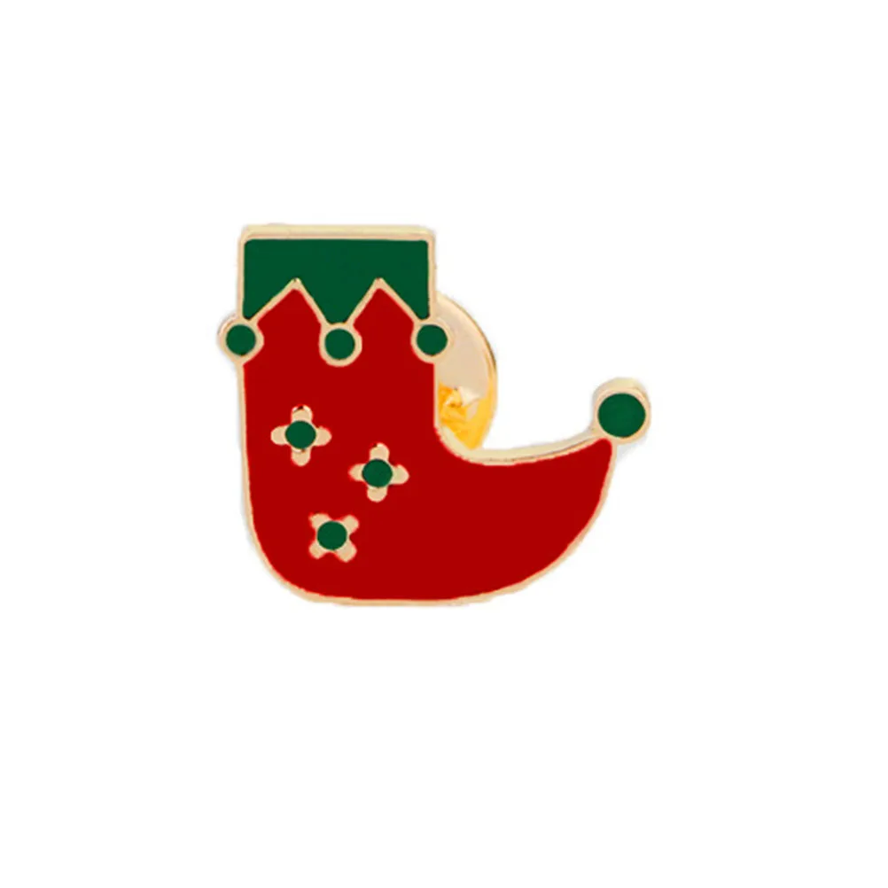 

6pcs Christmas Breastpin Santa Claus Brooches Festive Retro Cute Lapel Pins Christmas Gift Party Wedding Costume Accessory
