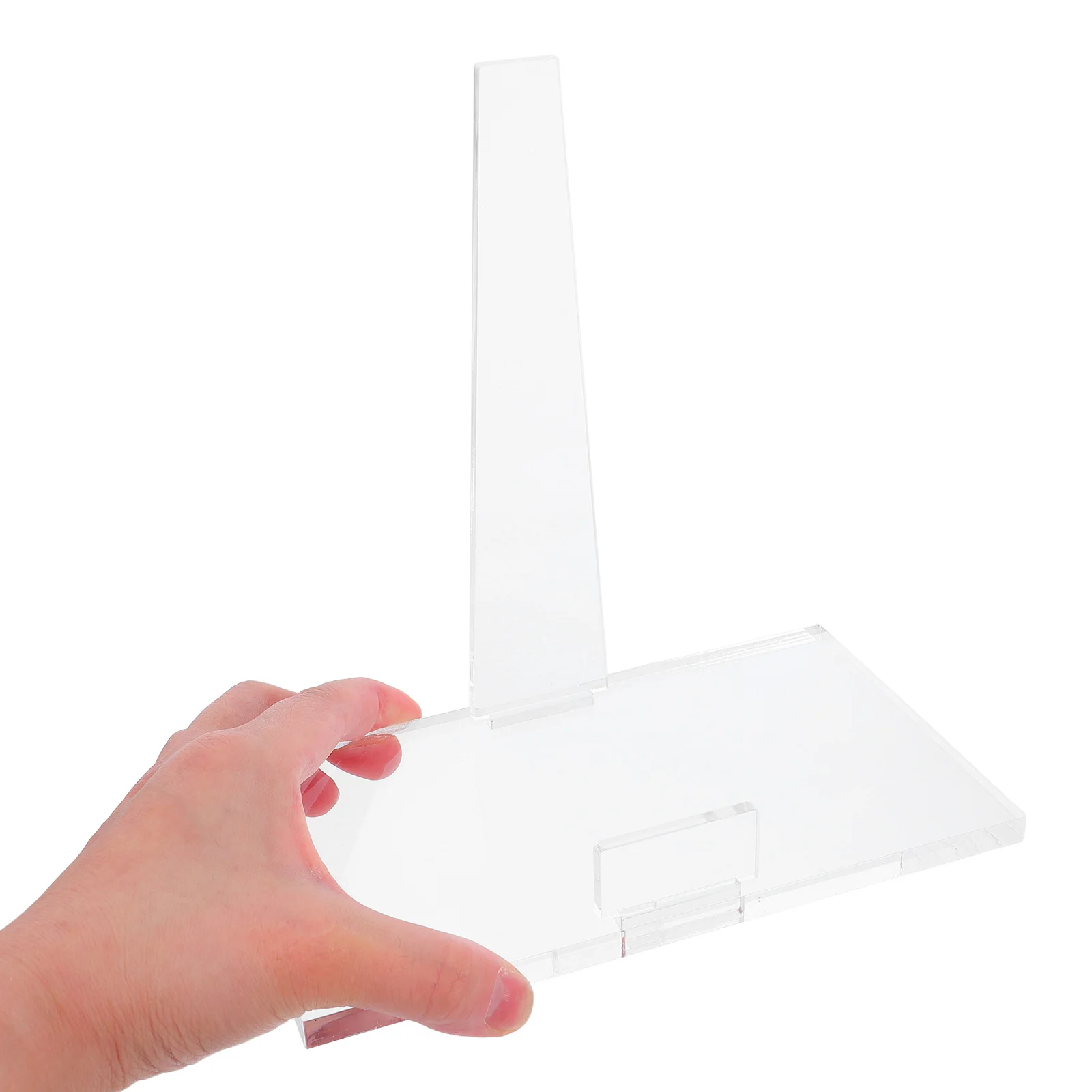 

Acrylic Display Stand ° Adjustable Photo Frame Easel Book Plate Holder Desktop Organizer for Home Office Decor