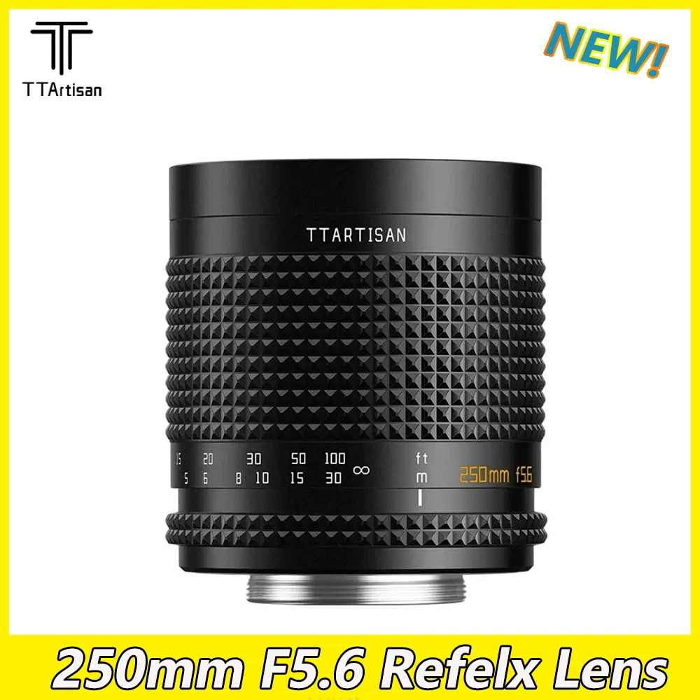 

TTArtisan 250mm F5.6 M42 Mount Full Frame Camera Lens Manual Focus Reflex Lens For Portraits Flowers For Medium Format Cameras