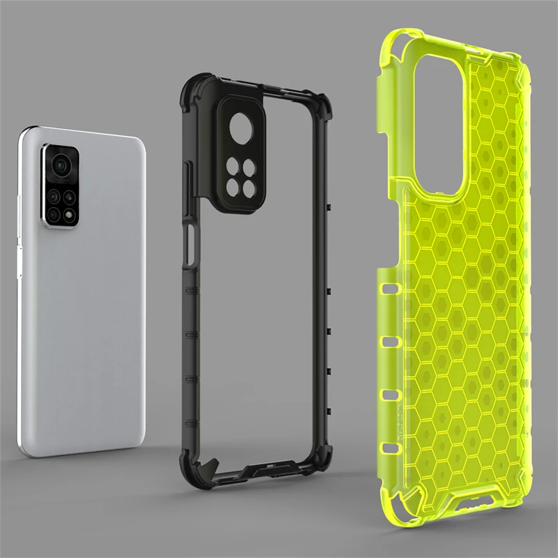 For Xiaomi Mi 10T Pro Case Hybrid TPU PC Armor Phone Case For Xiomi Mi10T 10 T T10 10Tpro Shockproof Transparent Hard Back Cover