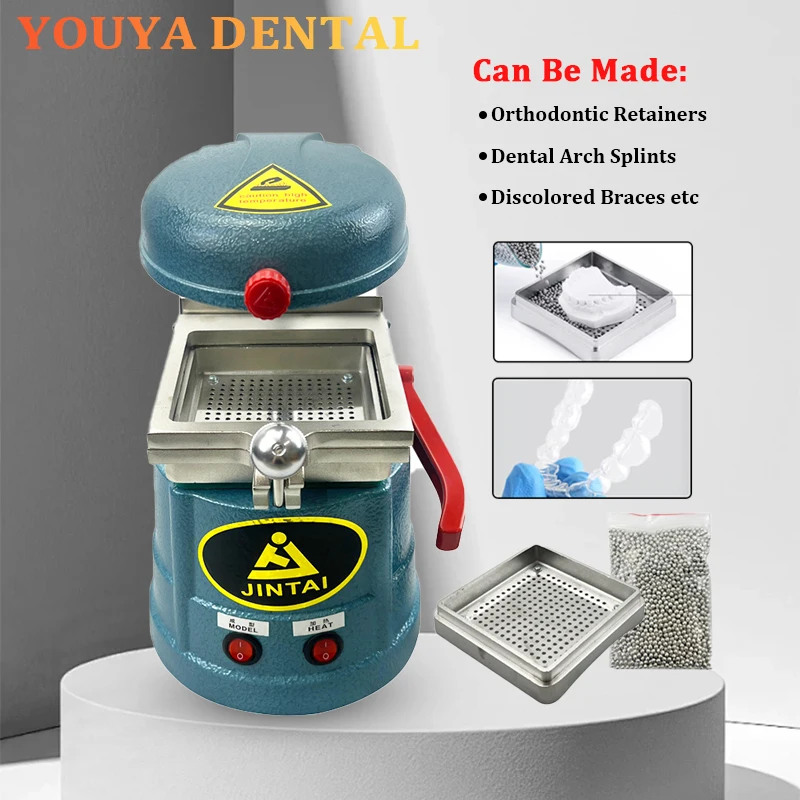 

Dental Vacuum Forming Machine Orthodontic Laminated Board JT-18 Dentistry Laboratory Tool For Making Oral Materials
