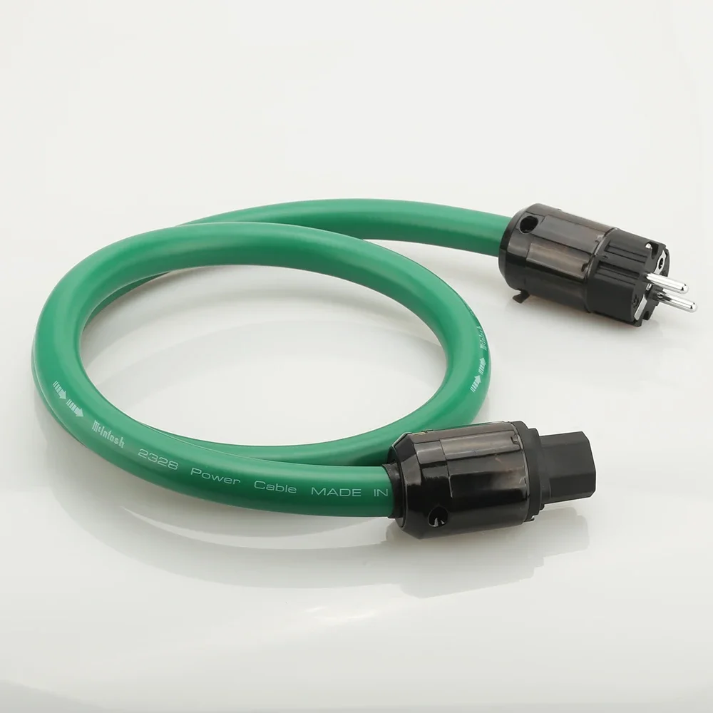 Cable de alimentación Hifi MCINTOSH 2328 5N UE Cable de alimentación de Audio de cobre y plata Cable de CA línea Oyaide Schuko Cable de alimentación de la UE